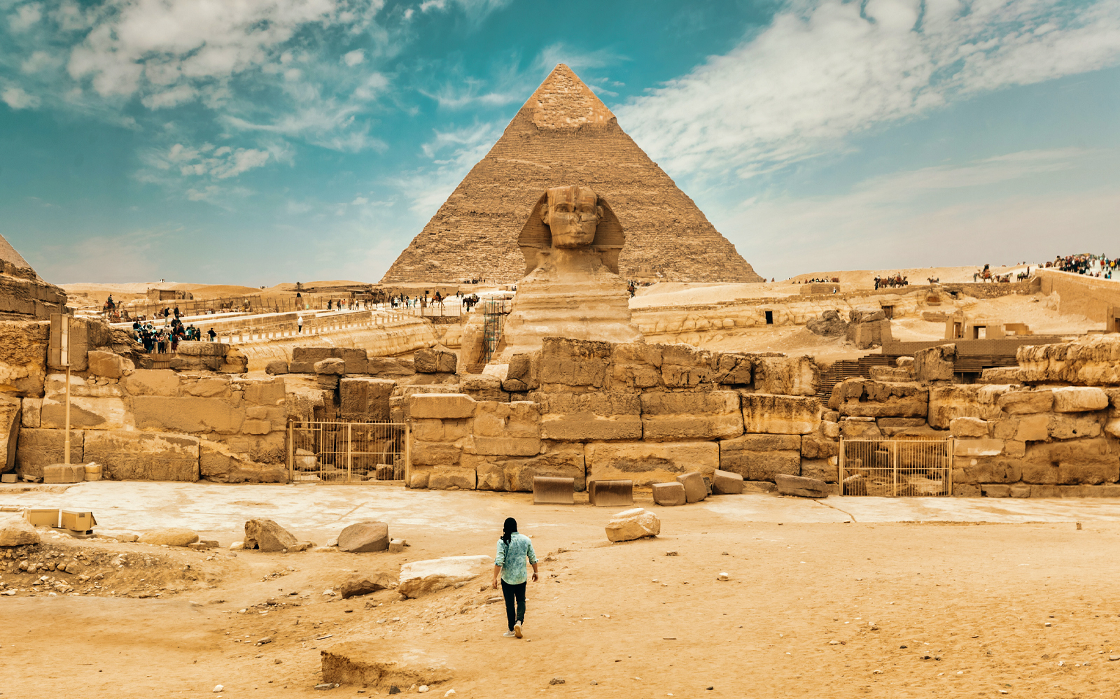 Image of Pyramids and Sphinx Tour with River Nile Felucca Ride