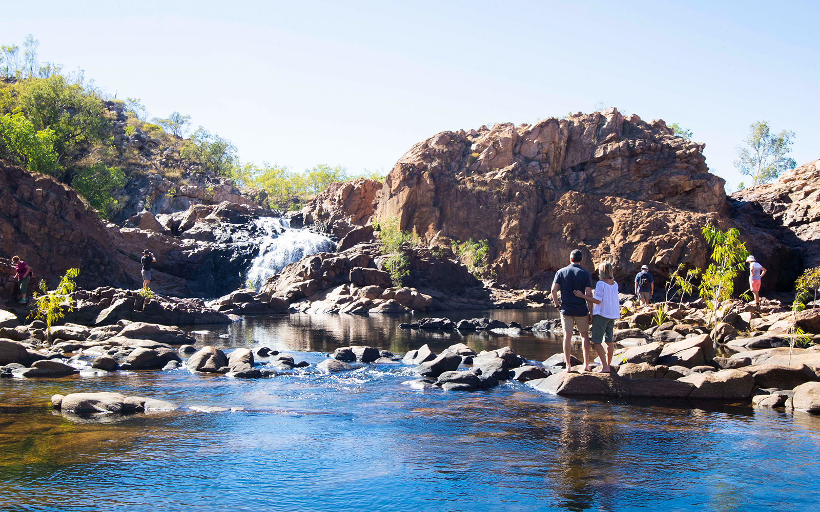 Image of Full-Day Guided Tour of Katherine Gorge & Edith Falls with Round-Trip Transfers
