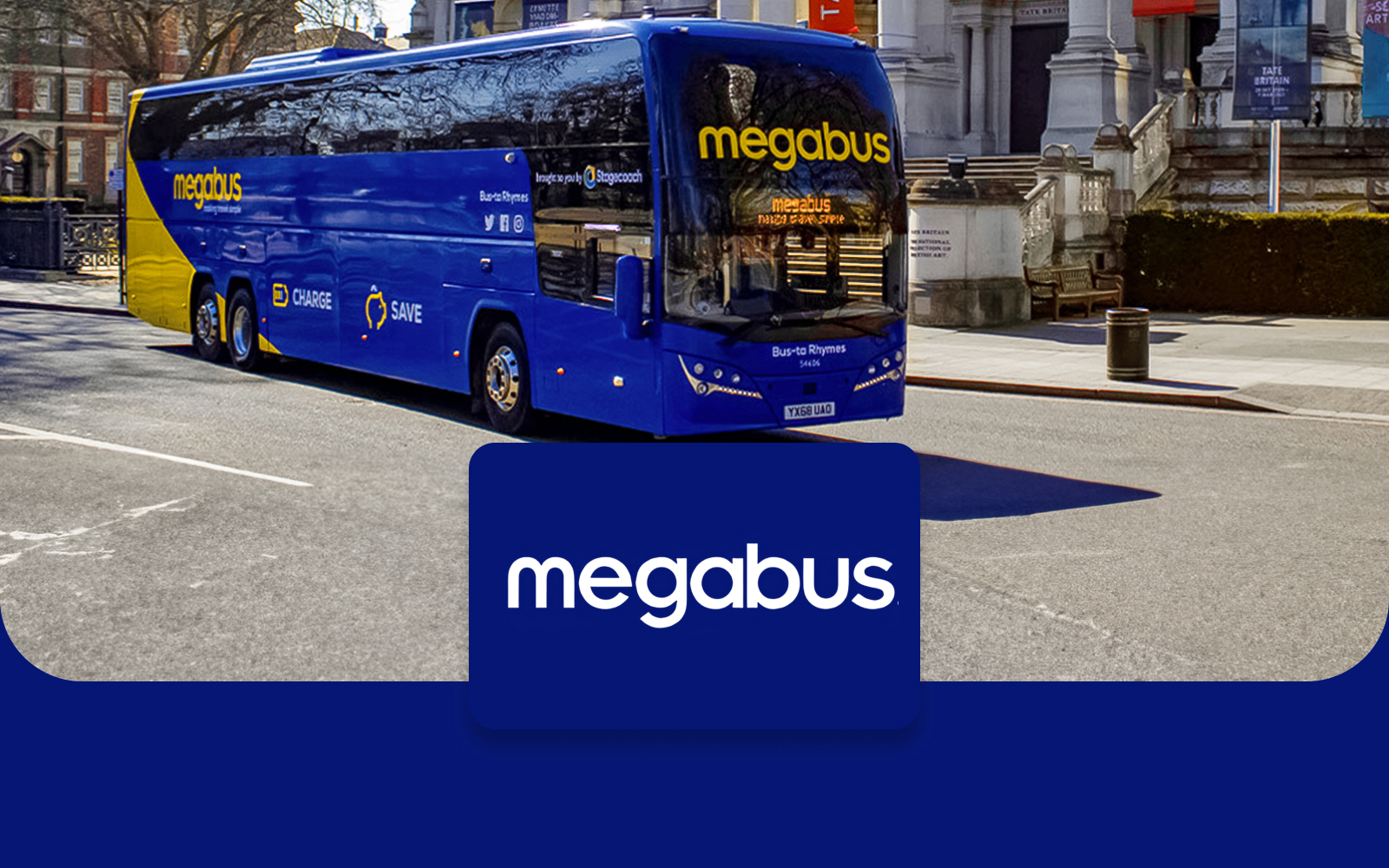 Image of Megabus One-Way Tickets: London Heathrow Airport (LHR) to/from London Victoria Coach Station