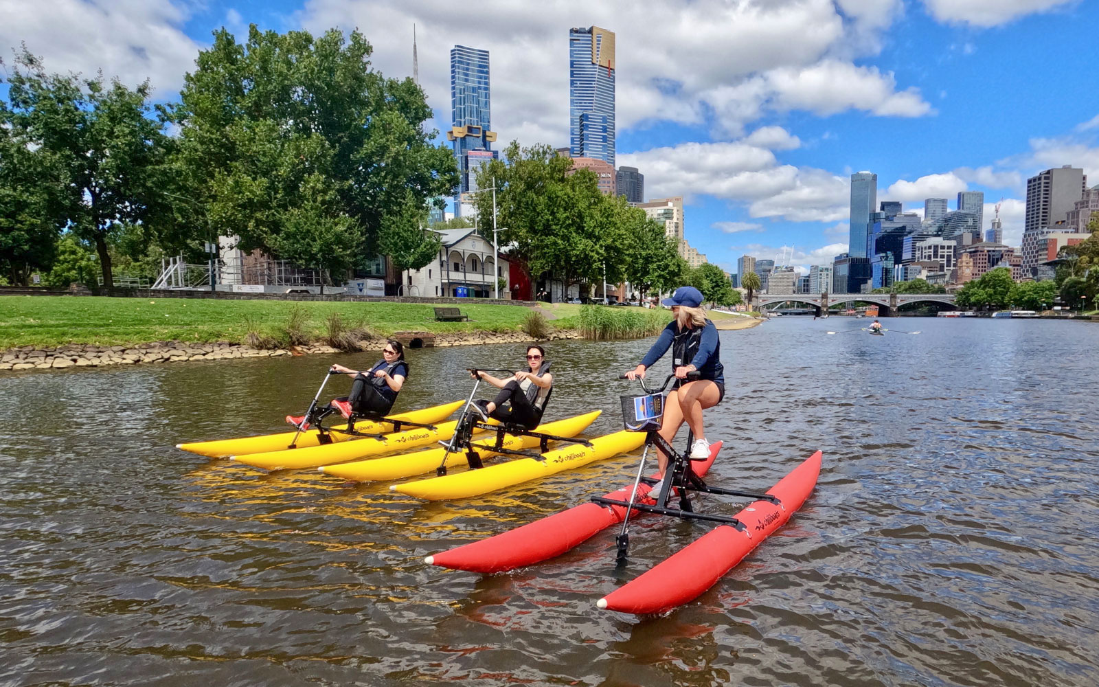 Image of Guided Waterbike Tour of Yarra River