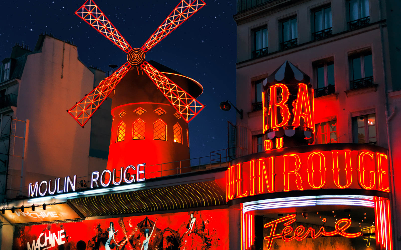 Image of Moulin Rouge Show with Champagne