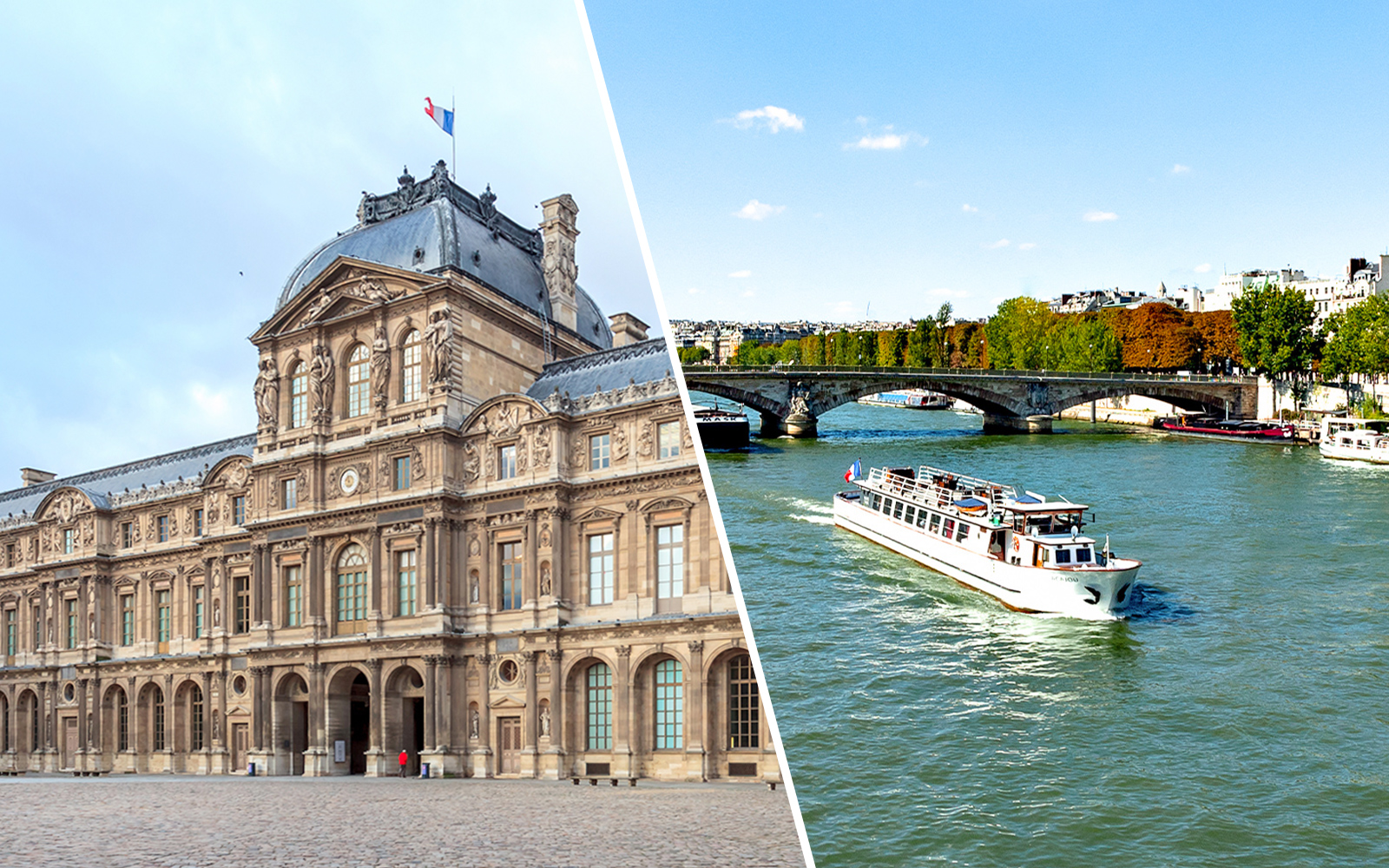 Image of Louvre Museum Skip-the-Line Tickets & Seine River Cruise
