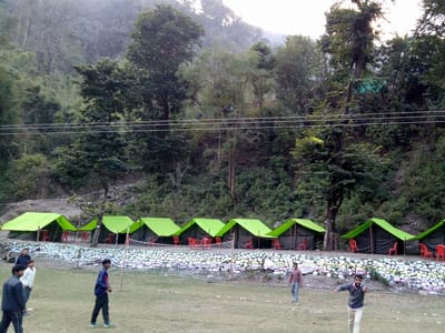 Image of Riverside Camping in Rishikesh