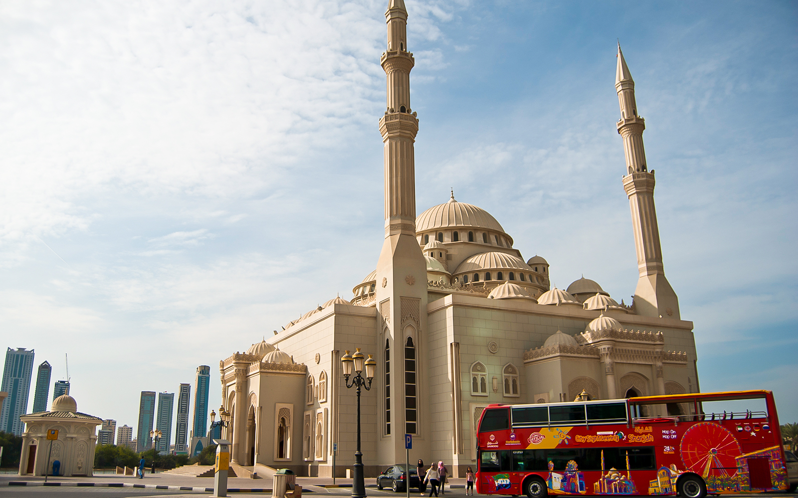 Image of Hop On Hop Off City Sightseeing Bus Tour of Sharjah with a 15-minute Boat Tour