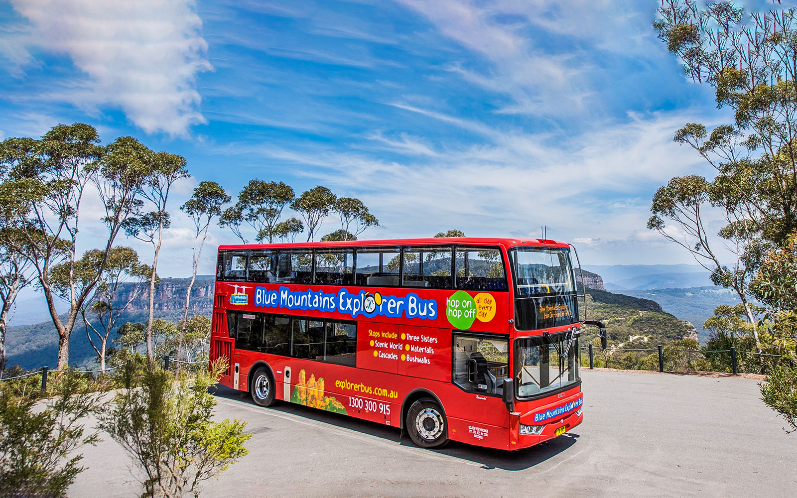Image of Explorer Bus: 1-Day Hop-On Hop-Off Tour of Blue Mountains with Optional Scenic World Pass & Special Offer