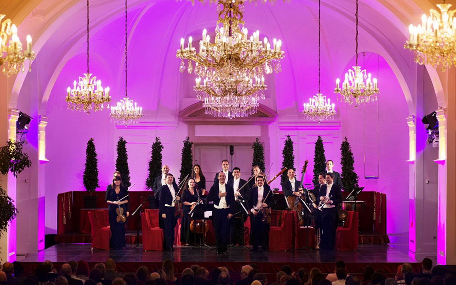 Image of Schönbrunn Palace: Mozart & Strauss Concert & 3-Course Dinner