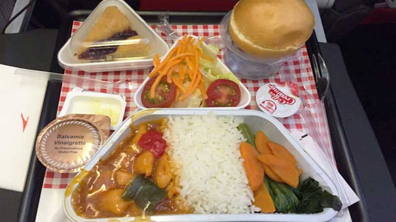 Fly in Famous Airlines for in flight tempting meals