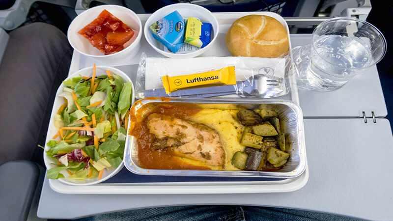 Fly in Famous Airlines for in flight tempting meals