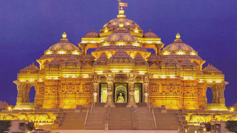 gold indian temple