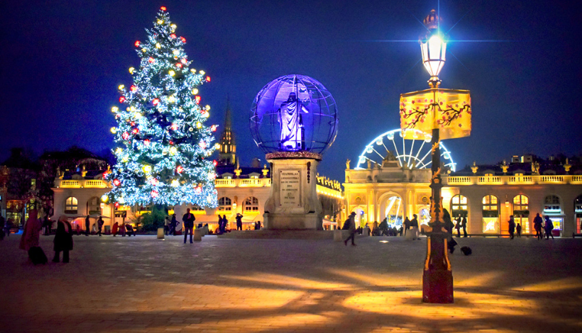 Winter lights Across France