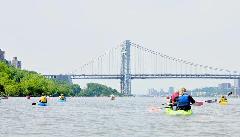 Inwood Canoe Club on the Hudson River