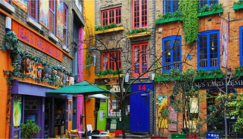 Neal's Yard near Covent Garden
