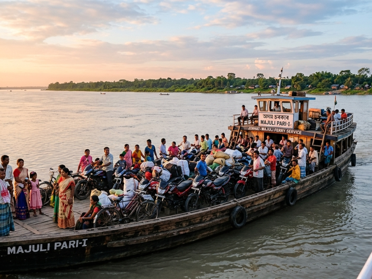 The Jorhat to Majuli Ferry