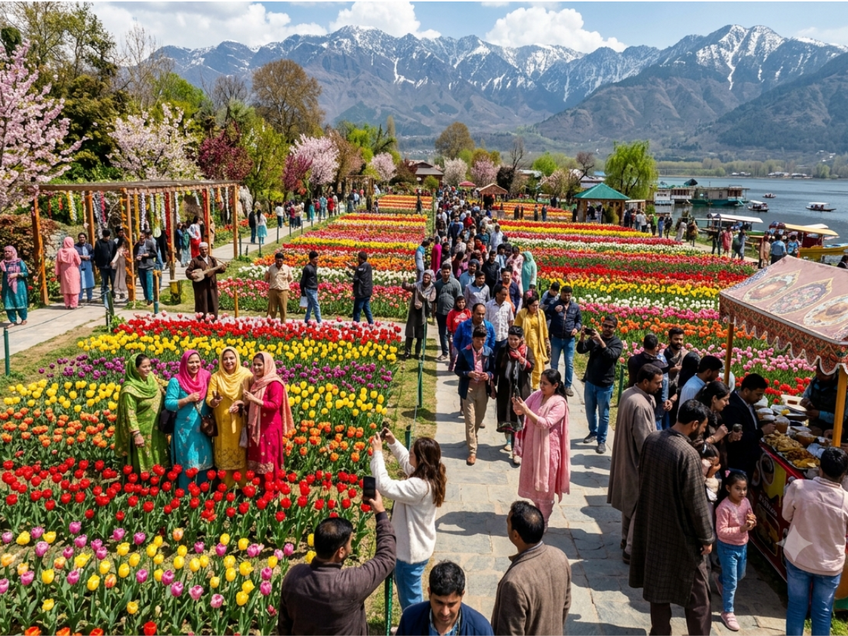 What Actually Happens at the Kashmir Tulip Festival