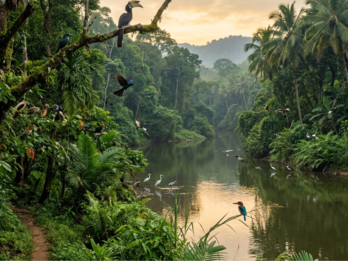 Thattekad Bird Sanctuary, Kerala