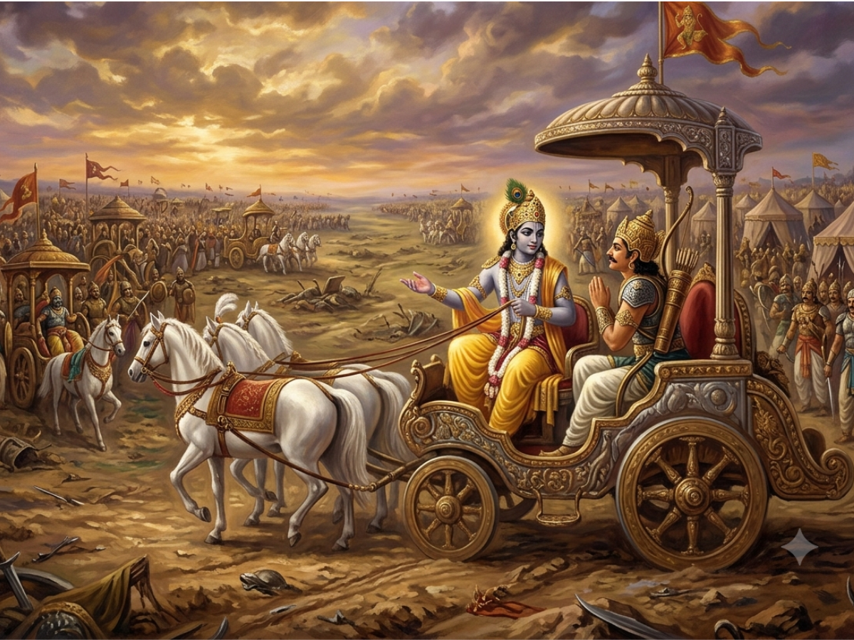 Kurukshetra — for the philosophy, not just the childhood stories