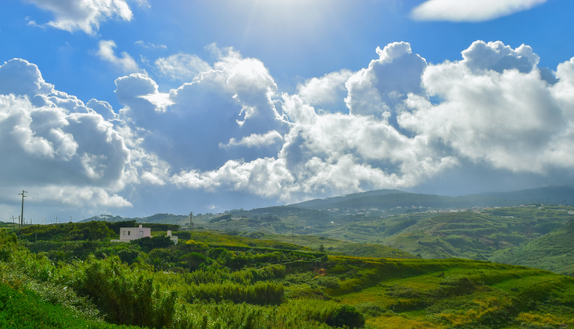 Hill Destination with clear weather