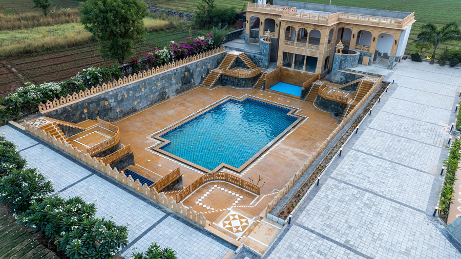 Raj Leela Heritage Resort By Estherea,Flat No.: 1515-1516, Near Kirthi Stahmbh, Ghanerao, Desuri, Rajasthan 306704,4 star