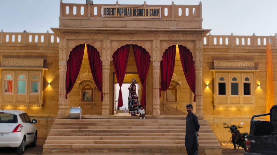 desert popular resort and camp