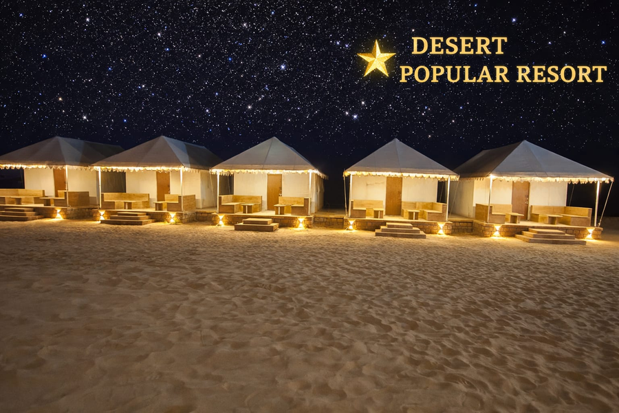desert popular resort and camp