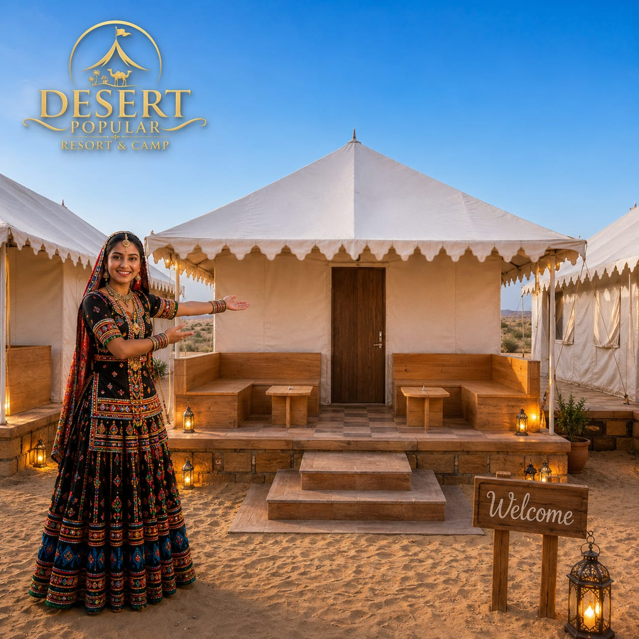 desert popular resort and camp