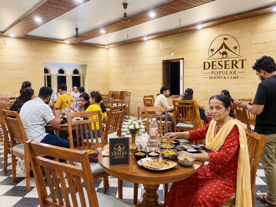desert popular resort and camp