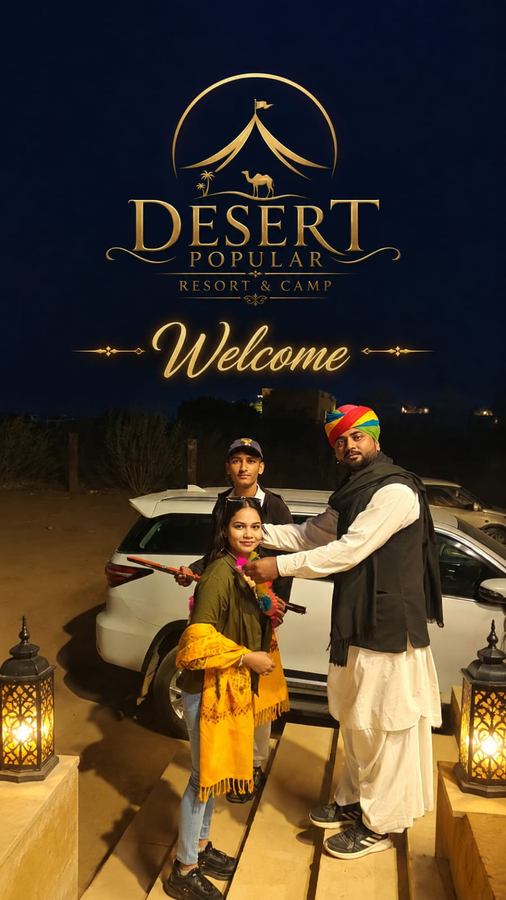 desert popular resort and camp