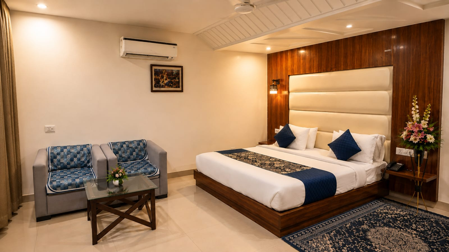 hotel impress at delhi airport by rmr hotels