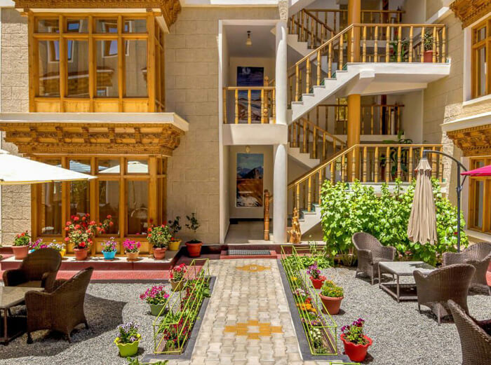 Hotel Om Ladakh,Near Shanti Stupa,3 star