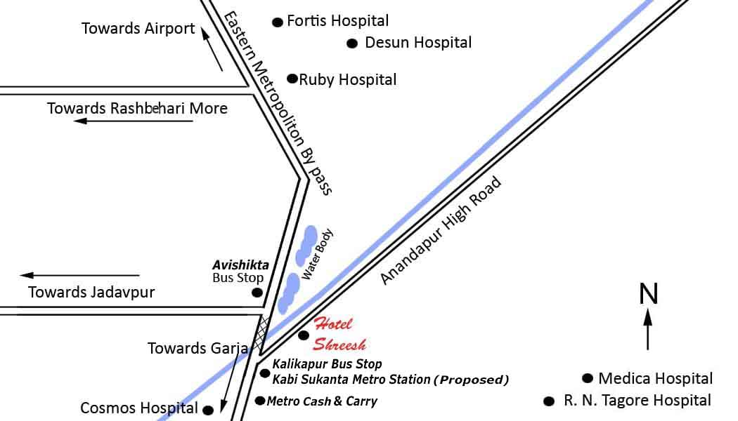 Hotel Shreesh,Mukundapur,2 star