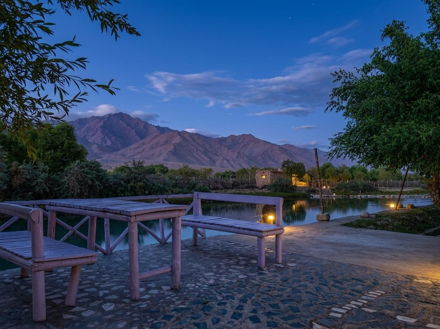 the nature residency a riverside resort in leh