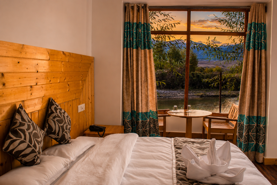 the nature residency a riverside resort in leh