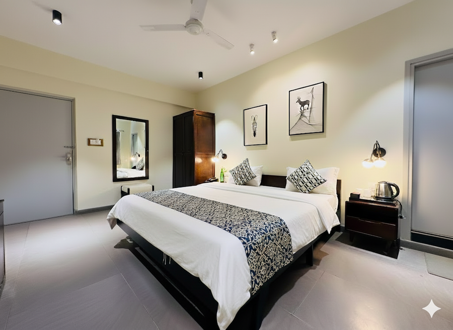 hotel marigold with swimming pool by sah
