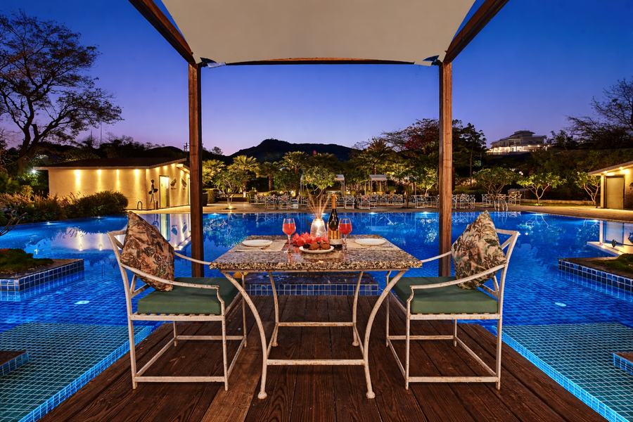 villa le palms a luxury resort in udaipur