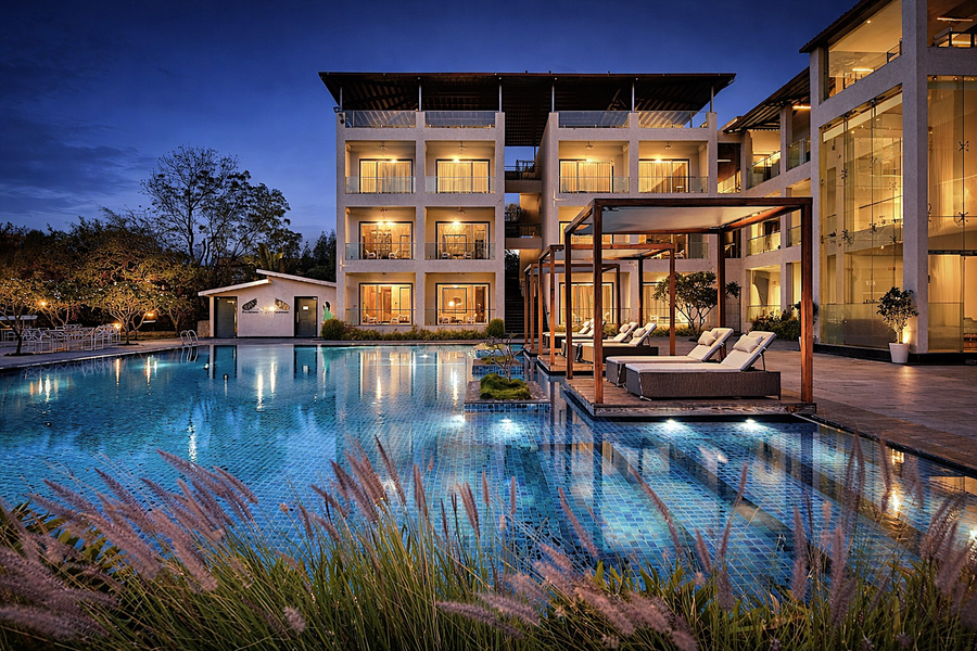 villa le palms a luxury resort in udaipur