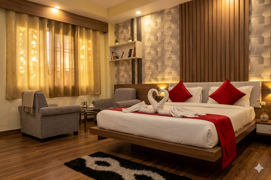 Hotel M K Plaza,Bodhgaya>>Bodh Gaya,3 star