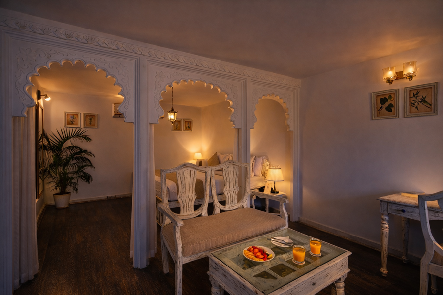 swaroop vilas lake facing boutique hotel