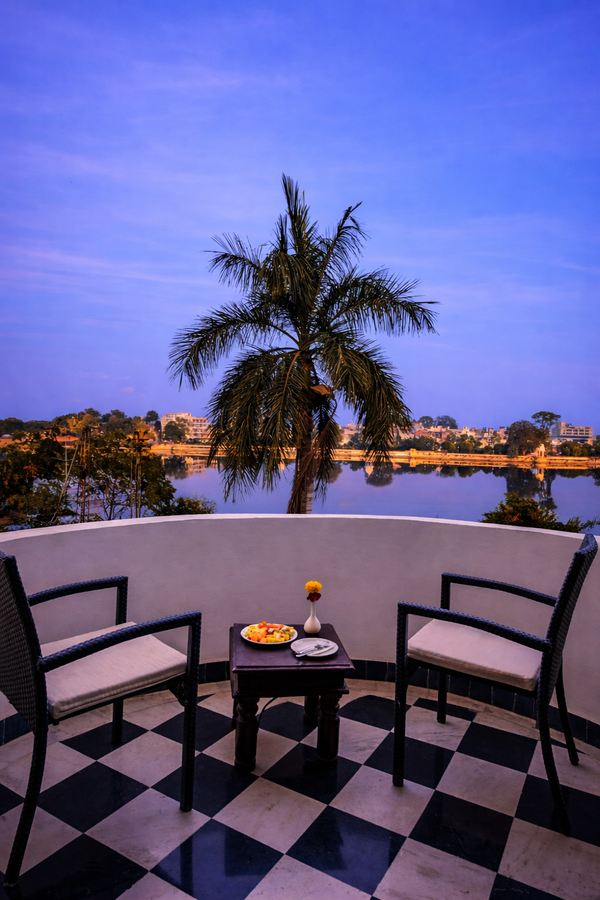 swaroop vilas lake facing boutique hotel