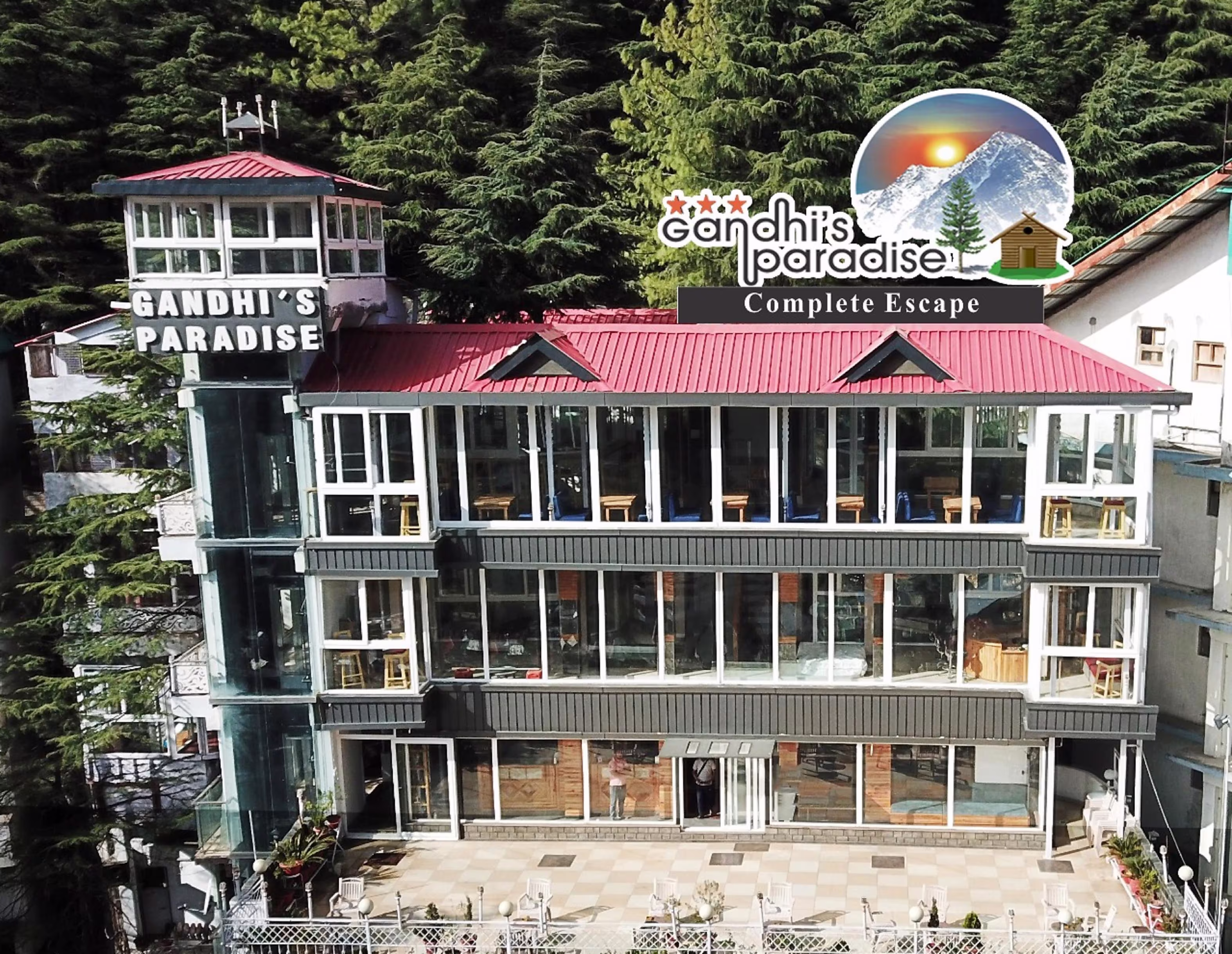Hotel Gandhi's Paradise,Dharamkot Road,3 star
