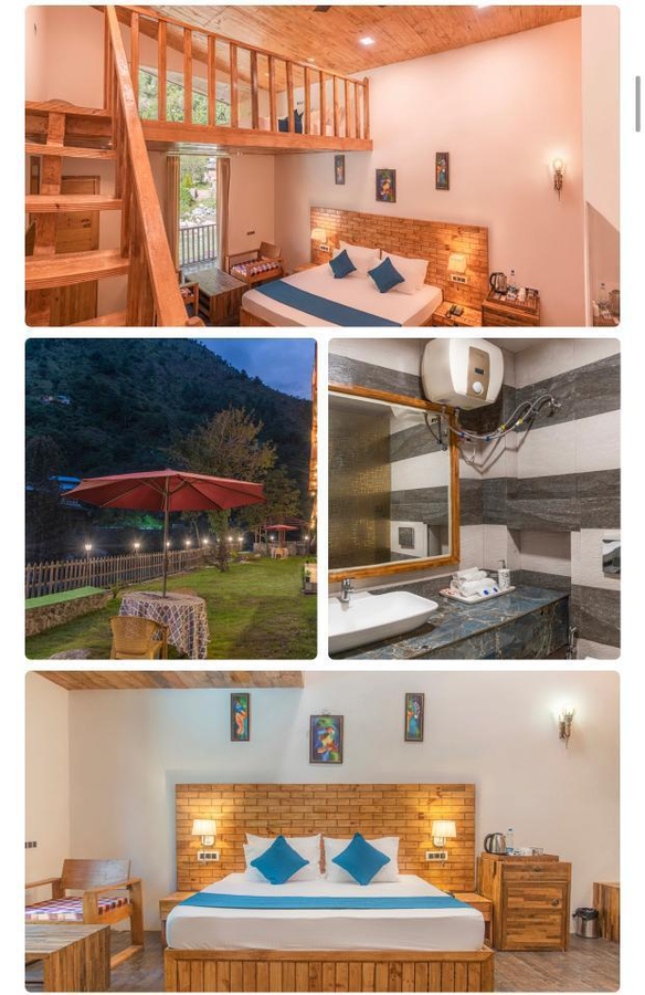 the bright side resorts tirthan a riverside hotel