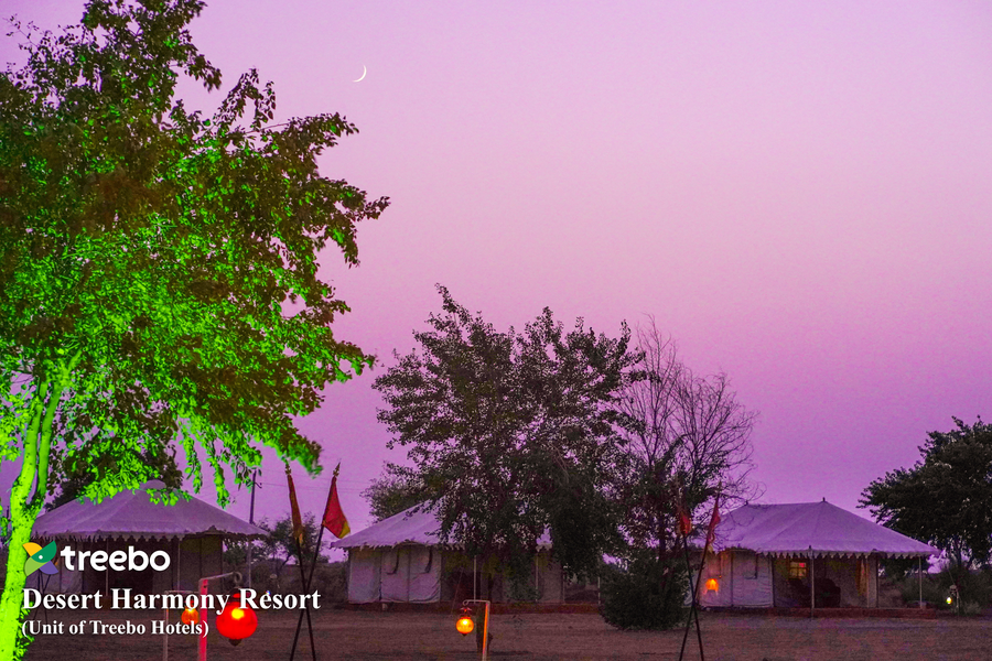 Treebo Desert Harmony Camp,Khuri>>Jaisalmer,3 star