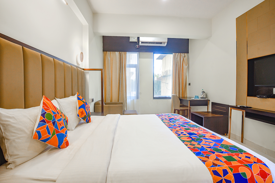 fabhotel prime infantaria comfort with pool calangute beach 500m from calangute beach