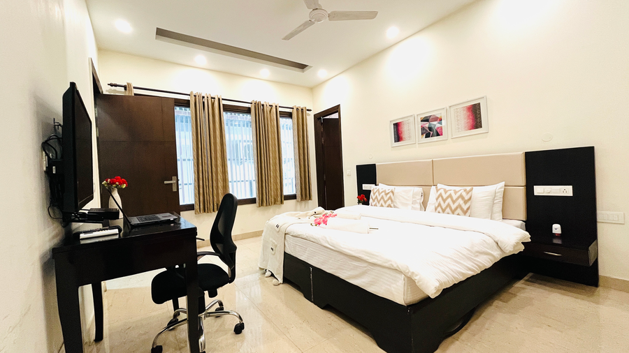 olive service apartment dlf cyber city