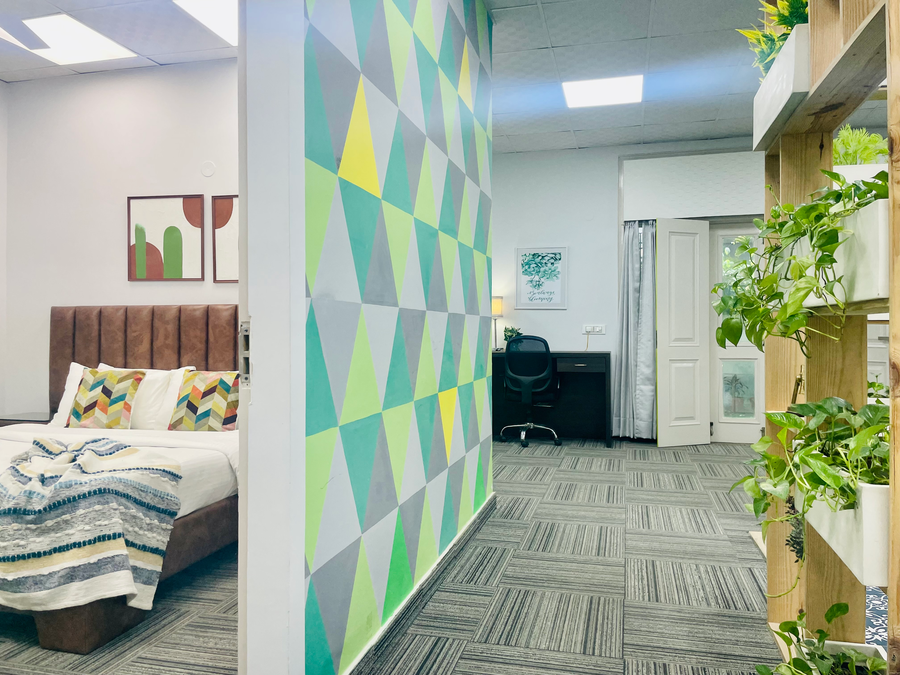 olive service apartment dlf galleria