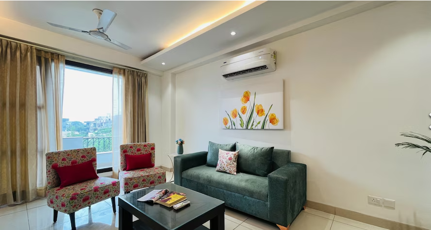 olive service apartment dlf galleria