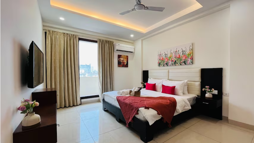 olive service apartment dlf galleria