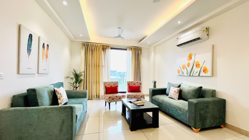 olive service apartment dlf galleria