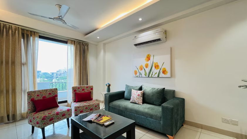 olive service apartment dlf galleria