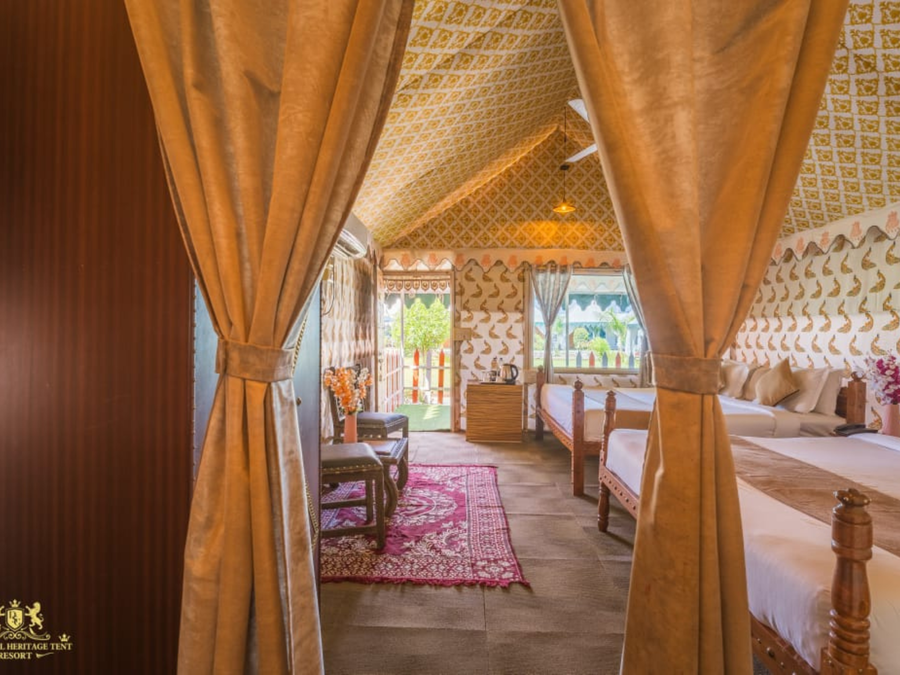 the royal heritage tent resort