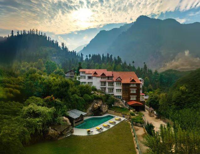 Bookmark Resorts, Manali,Log Huts Area,4 star